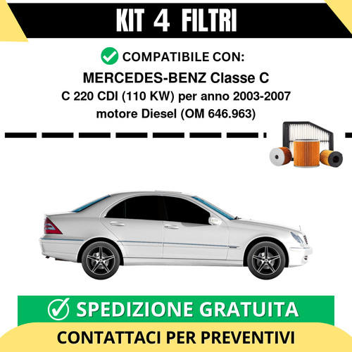 Kit filtri tagliando - kit,