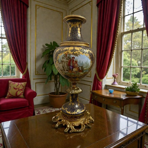 Grande vaso porcellana - vaso, in