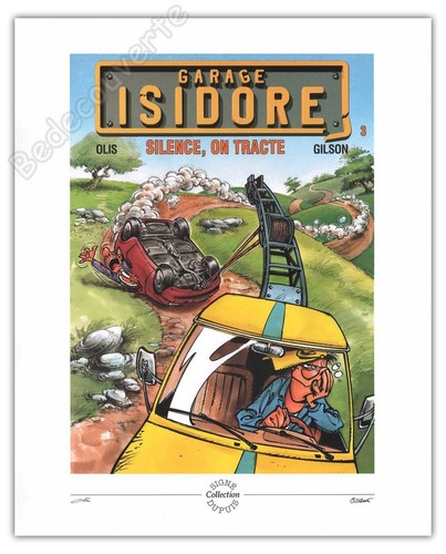 Affiche offset olis garage - affiche,