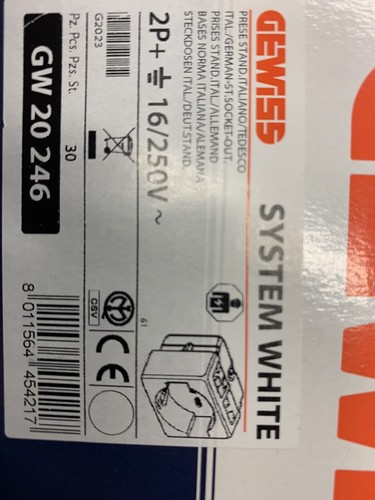 Gewiss system presa - system,