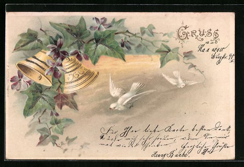 Cartolina glitterata due - glitterata,