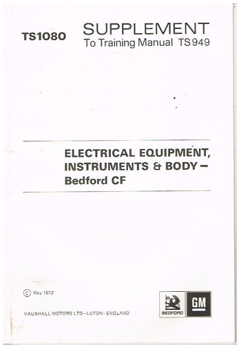 Bedford 1972 supplemento - cf, 1972-