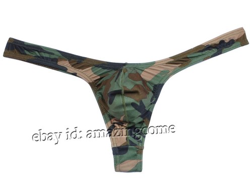 Bikini mini slip uomo mimetico
