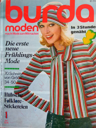 Vecchio quaderno moda burda - vecchio,