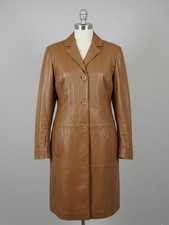 Trench Cappotto pelle donna Tg