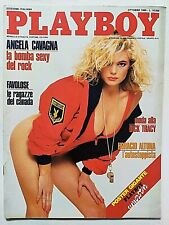 RARE PLAYBOY ITALY OTTOBRE 10-1990 ERIKA ELENIAK - ANGELA CAVAGNA - DICK TRACY