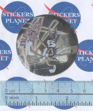 ADESIVO STICKER VINTAGE AUTOCOLLANT OLOGRAFICO NUTELLA BUGS BUNNY WARNER 1990