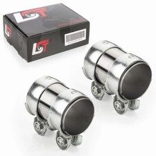2x Morsetto Doppio Scarico Ø