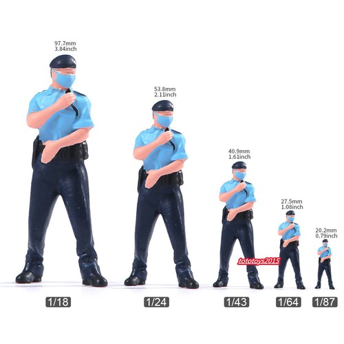 Polizia chiamata uomini - 1/64,