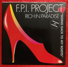 F.P.I. PROJECT - RICH IN PARADISE - 12" MAXI SINGLE VINILE DISCO MIX ANNI 90