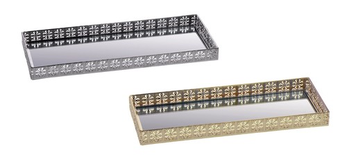 Pezzo vassoio metallo e - 1, in