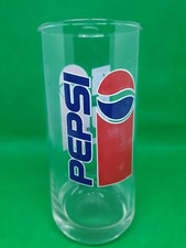Bicchiere Pepsi vintage altezza 14,5 cm diametro 6,5 cm 9 disponibili