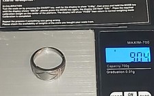 ANELLO DA UOMO IN PLATINO VINTAGE ANNI '50 CONDIZIONI COME DA FOTO PESO BILANCIA