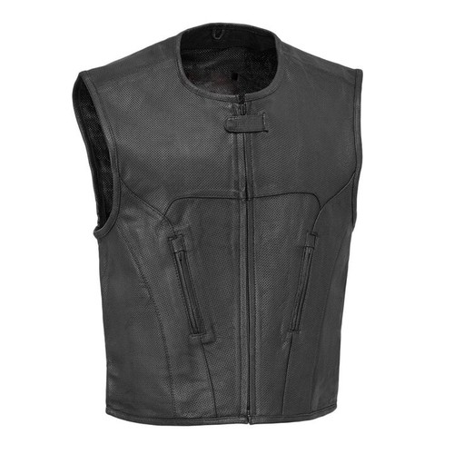 Gilet pelle vacchetta da - pelle, di