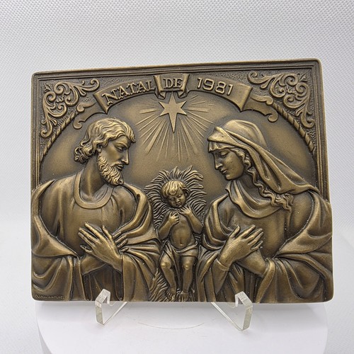 Medaglia bronzo natività - medaglia,