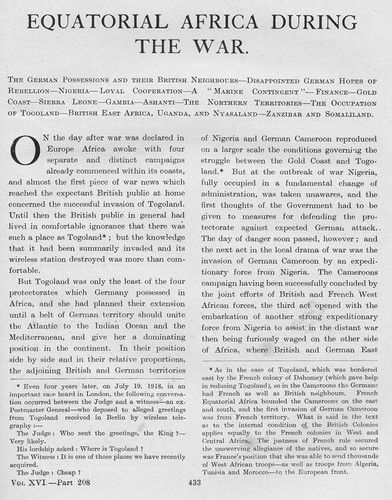 World war equatorial - world, 1