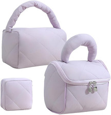 3 Pz Beauty Case Da Viaggio