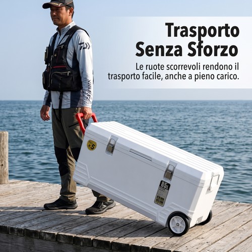 Ghiacciaia pesca 85l - ghiacciaia,
