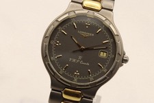 [Quasi come nuovo] Orologio al Quarzo Uomo Longines Conquest L 163.9 Quadrante Grigio Titanio