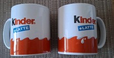 2 × Tazza Mug Kinder Ferrero Latte da colazione USATO OTTIMO STATO Promo Inverno