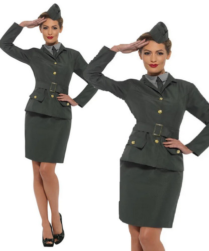Army girl costume - costume, donna
