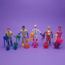 GHOSTBUSTERS ☆ SPAVENTOSE CARATTERISTICHE SET DI 5 figurine vintage ☆ COMPLETE anni 80 Kenner