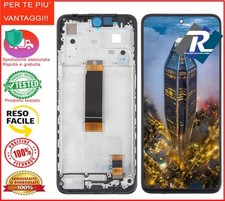 DISPLAY LCD XIAOMI REDMI 12 23053RN02L 23053RN02Y SCHERMO FRAME VETRO TOUCH NERO