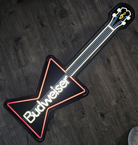 Insegna birra chitarra bowtie - chitarra,