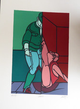 Valerio adami litografia - adami,