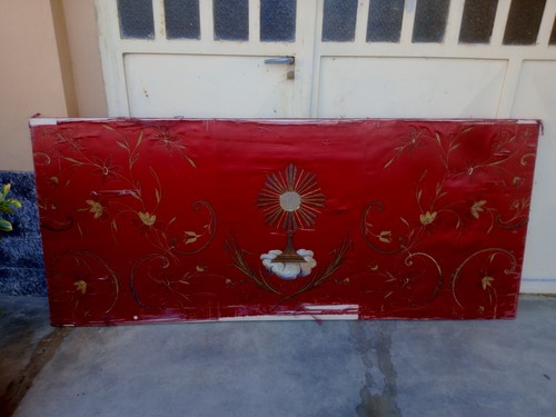 Paliotto altare seta anno - ,
