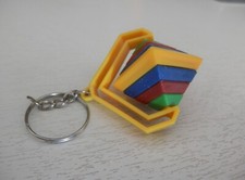 Portachiavi gioco piramide trapezio colorato rompicapo triangolo percezione ΔΔ