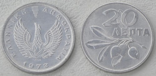 Grecia lepta moneta - 20,