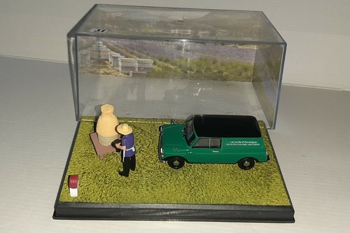Morris mini van - van, bleue
