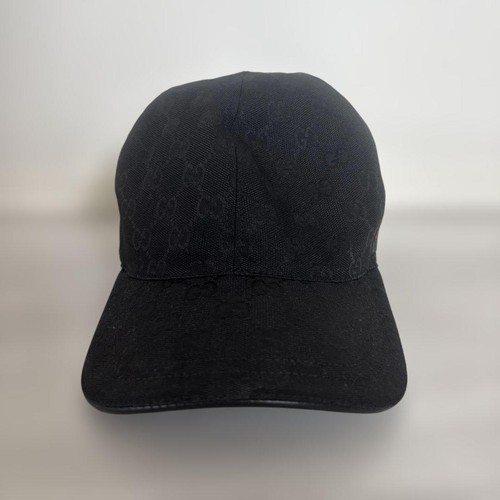 Gucci canvas cap black - black, m
