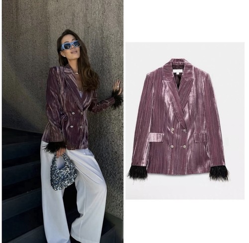 Zara blazer doppiopetto - doppiopetto, in