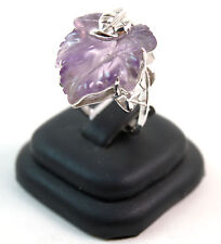 Anello in ametista naturale