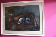 L68-A. CAVALDORO-VASO CON LIBRO-OLIO SU TELA-PITTURA COLORE CORNICE ARTE MUSEO