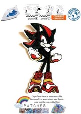 Patch Shadow Hedgehog toppa termoadesiva porcospino iron on videogame Sonic new
