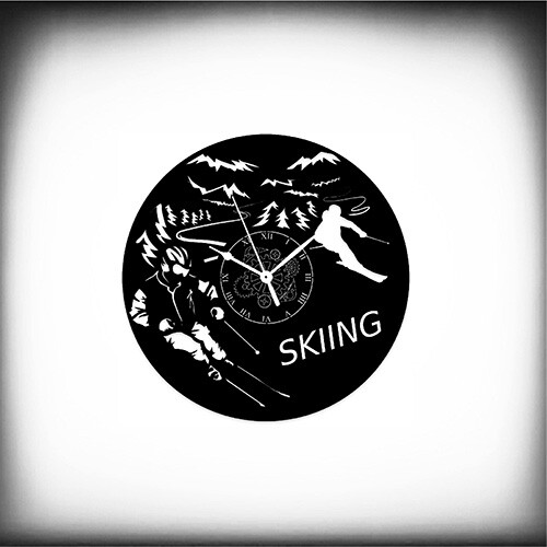 Orologio parete skiing - parete,