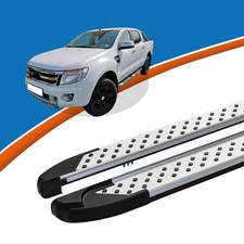 Pedane Adatte Per Soglie Ford Ranger Modello 2012 Fino Al 2016 ALMO Argento M