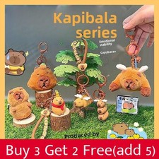 New Capybara Plush Keychain With Cartoon Design For Kids And Collectors