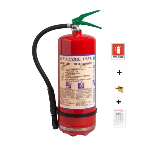 Estintore schiuma con - lt,