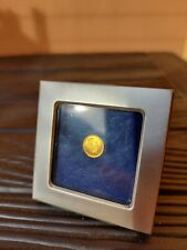 Moneta d'oro Maximiliano Emperador -  Mexico 1865 - Custodia d'argento