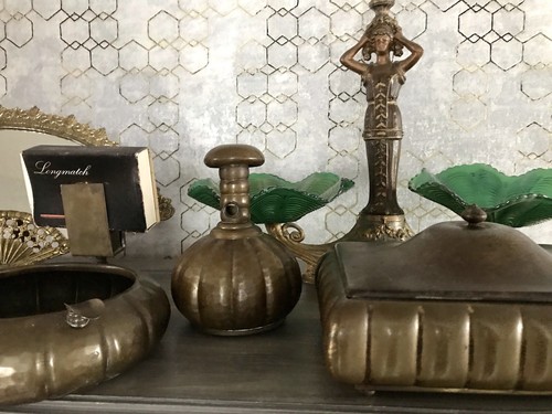 Antico set fumo art déco