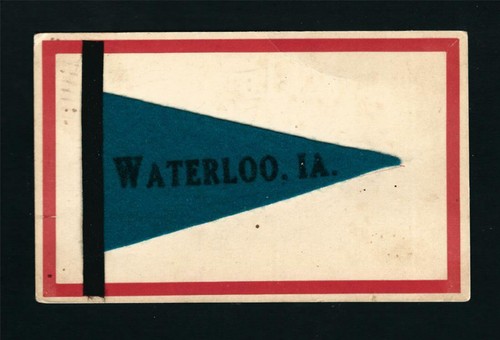 Waterloo iowa 1909 pennant - 1909,