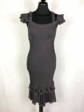 UNGARO PARIS Abito Vestito Donna Seta Elegante Woman Silk Party Dress Sz.XS - 38