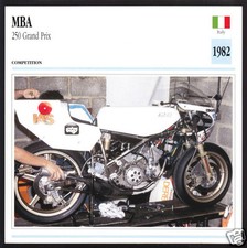 Scheda fotografica moto MBA