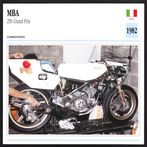 Scheda fotografica moto mba - scheda,