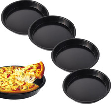 Set 4 Teglie Pizza Rotonde