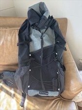 Zaino AtomPacks Prospector escursionismo campeggio nero grigio cintura fianchi made in England